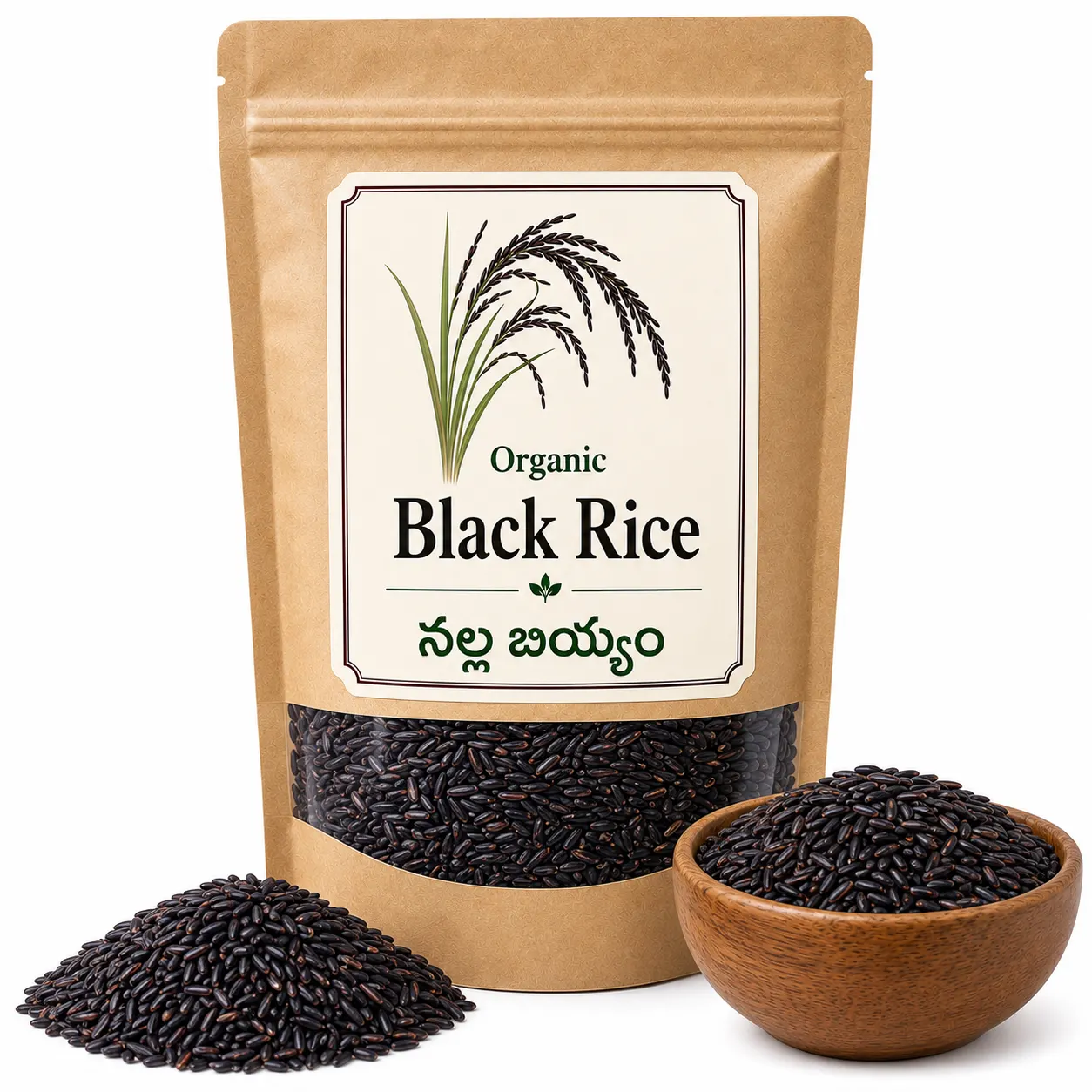 Organic Black Rice — Yasvik